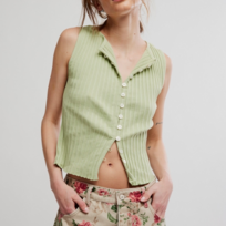 Free People Tilly Vest Green