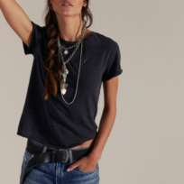 Free People Nova Tee Black