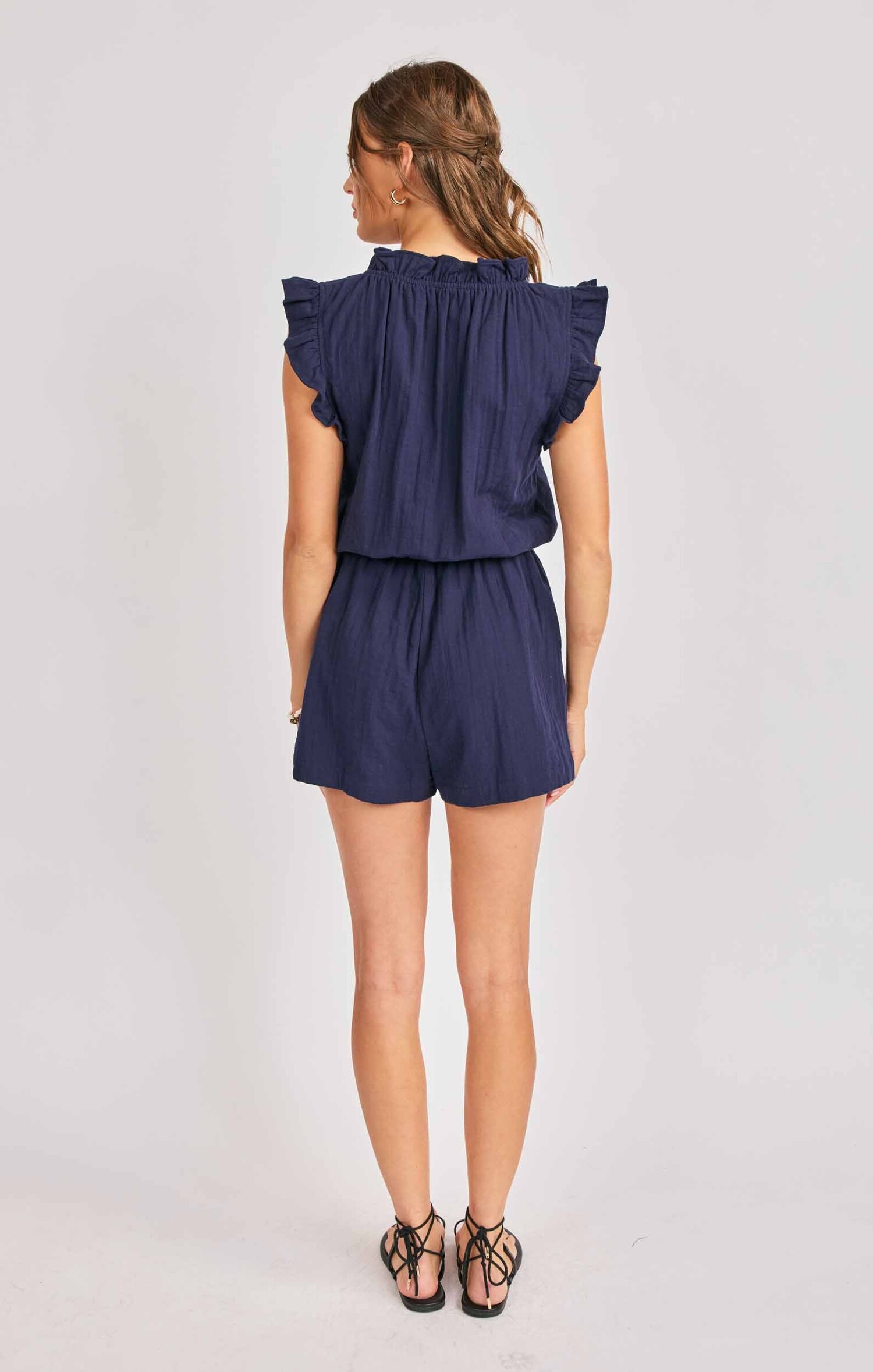 LiiLU　Kaio Romper　24m Lilah Navy Romper | Sadie & Sage | Women's Summer Rompers - Clothz