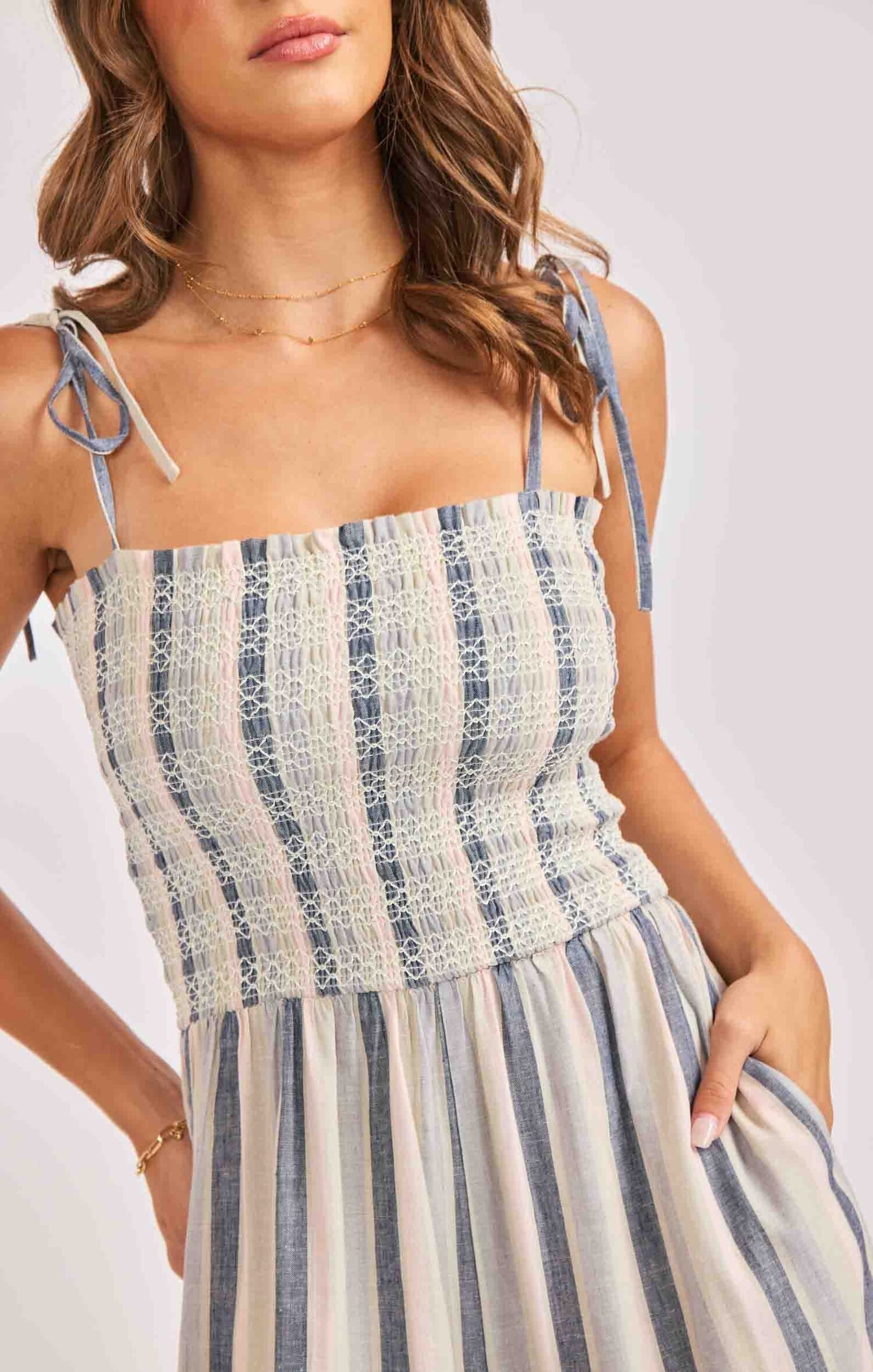 Sweetgrass Stripe Romper | Sadie & Sage | Women's Summer Rompers