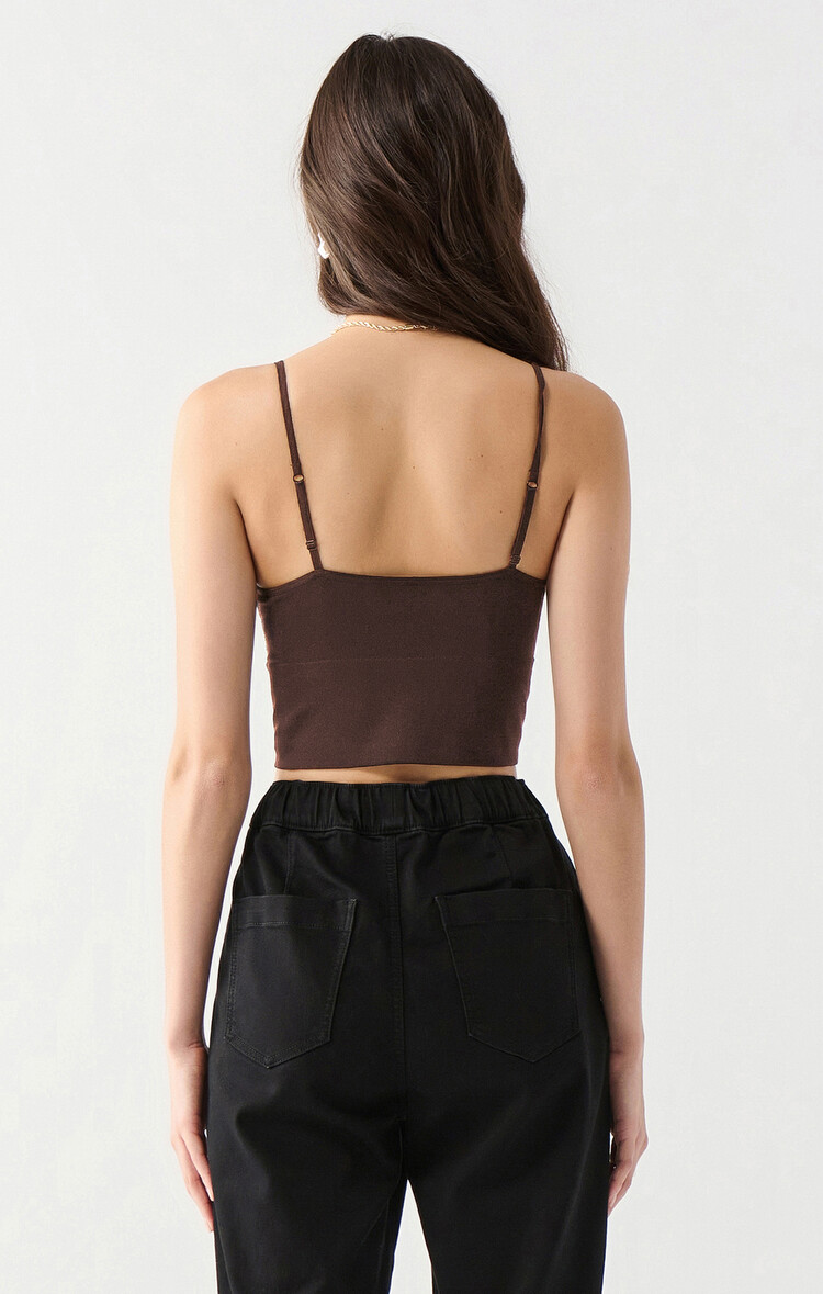 Dex Bra Tank- Brown