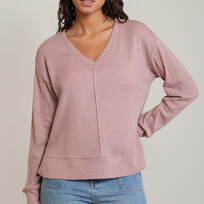Dex Vneck Top Rose