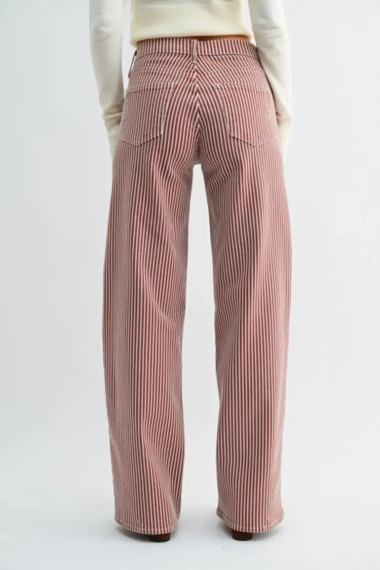 Spice Stripe Wide Leg
