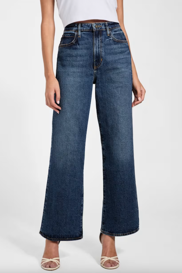 Guess High Rise Wide Leg Jeans