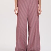 24 Colours Bordeaux Stripe Pants