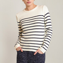 Black Tape Navy Stripe Top
