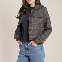 Dex Charcoal Plaid Jacket