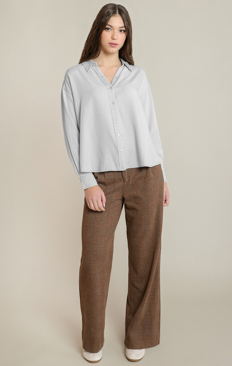Dex Relaxed Stripe Button Shirt