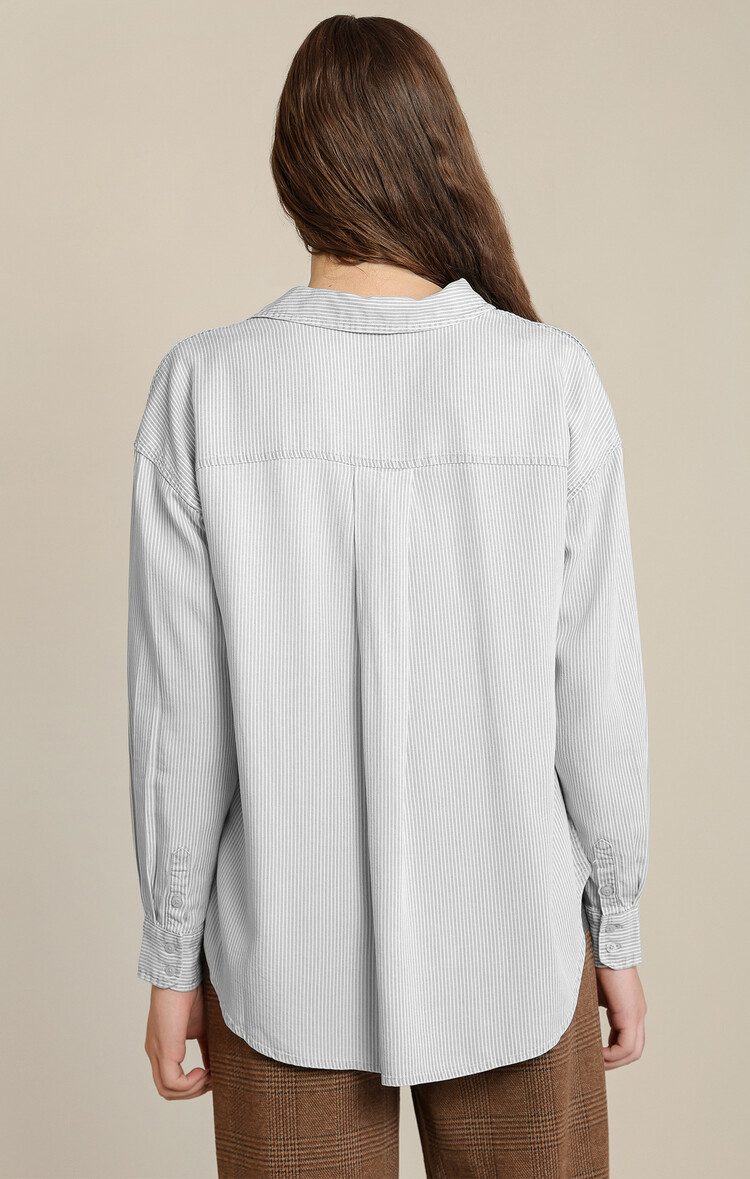 Dex Relaxed Stripe Button Shirt