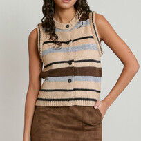 Dex Stripe Sweater Vest