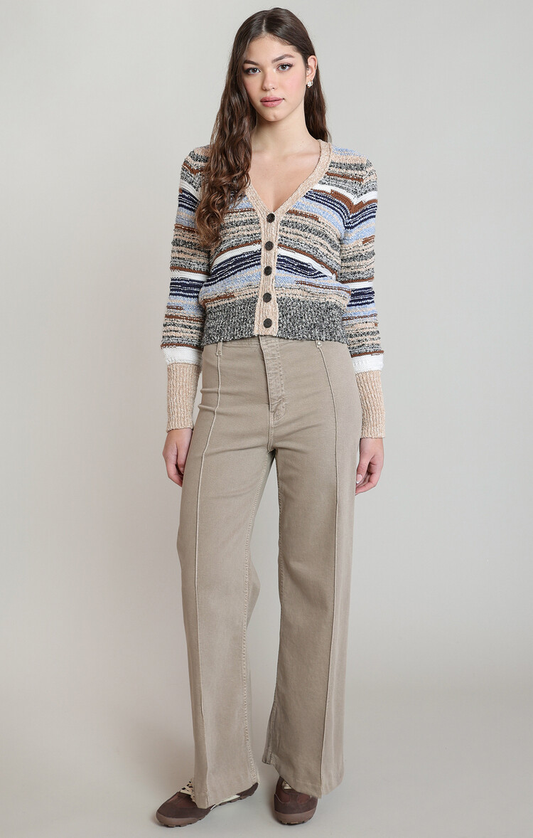 Dex Melange Stripe Cardi