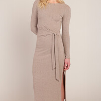 Room 34 Knot Waist Long Dress