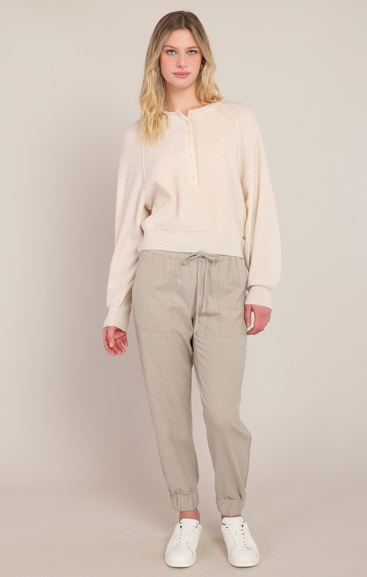Room 34 Oatmeal Cuff Pants