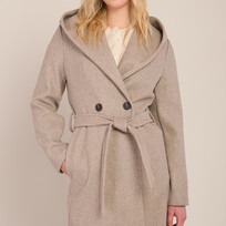 Room 34 Hooded Belt Coat
