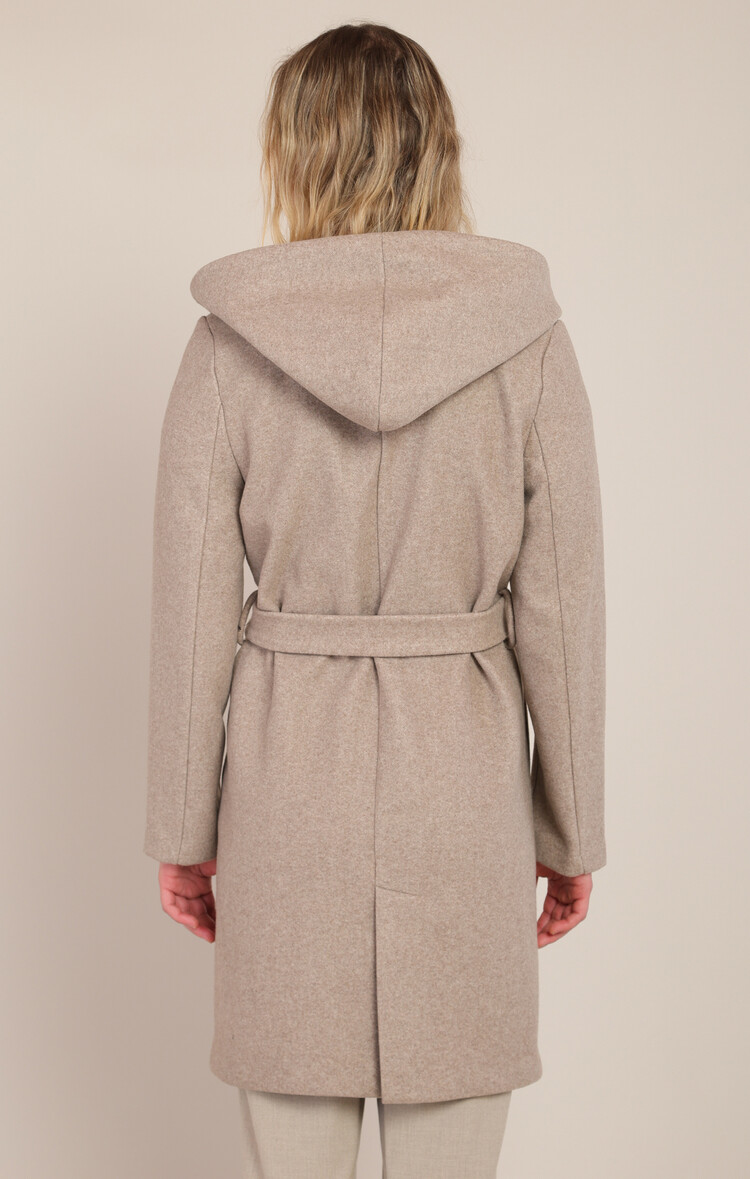Room 34 Hooded Belt Coat