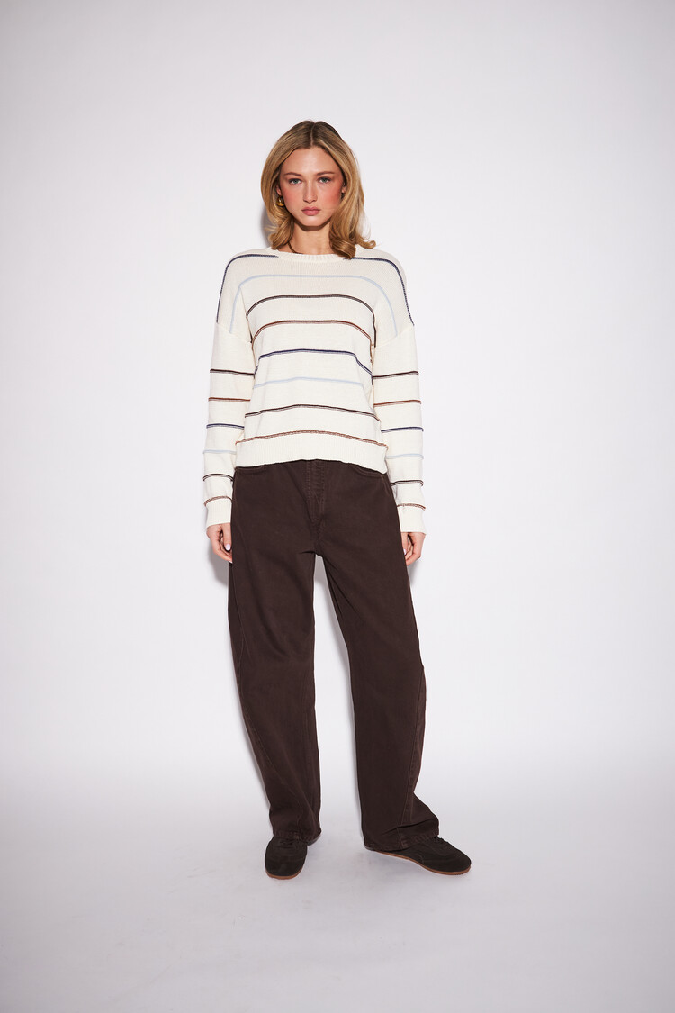 John + Jenn Sherry Stripe Crew
