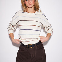 John + Jenn Sherry Stripe Crew