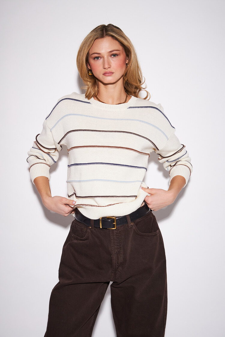 John + Jenn Sherry Stripe Crew