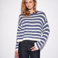 John + Jenn Carmen Blue Stripe