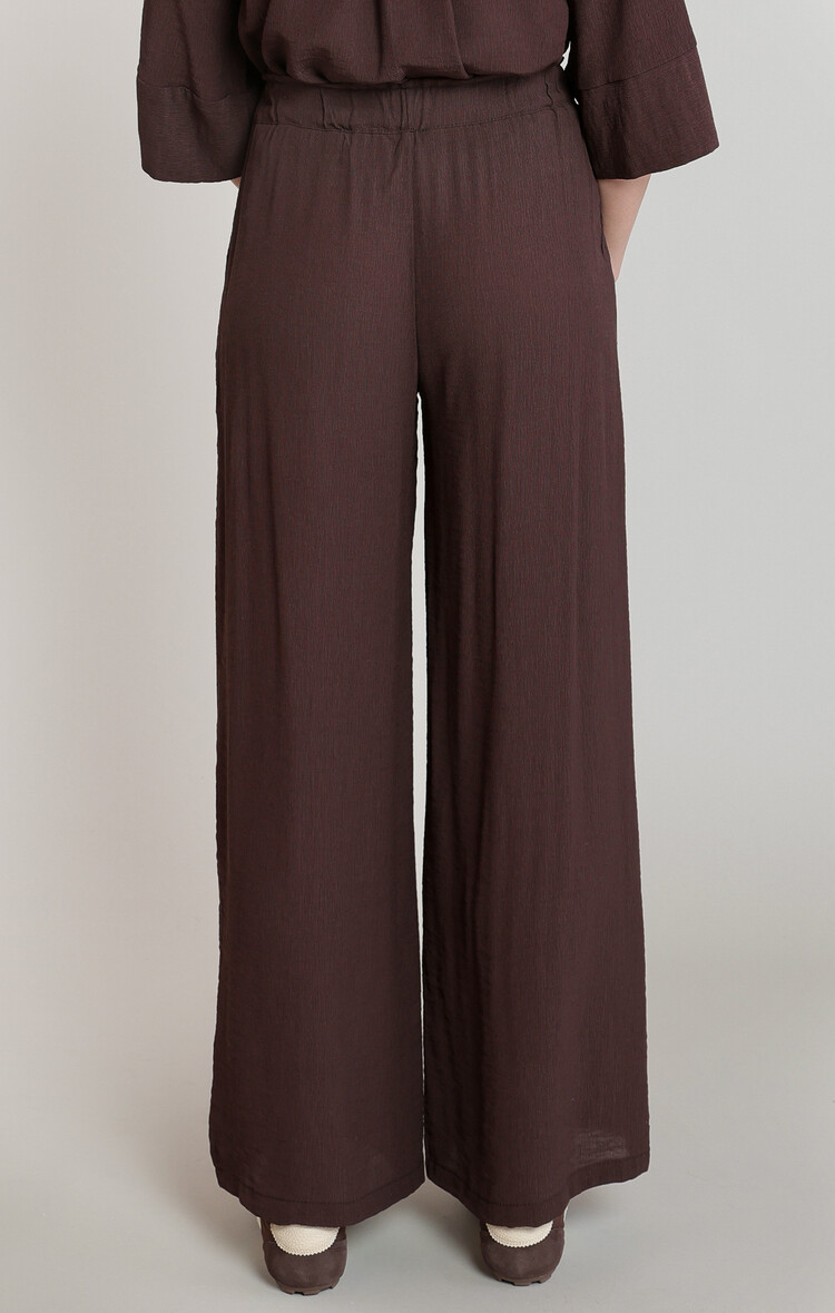 Dex Chocolate Flowy Pants