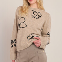 Room 34 Flower Crew Sweater