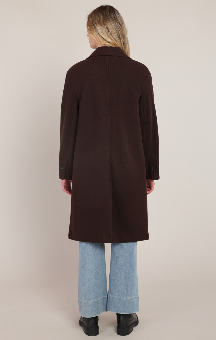 Room 34  Brown Long Soft Coat