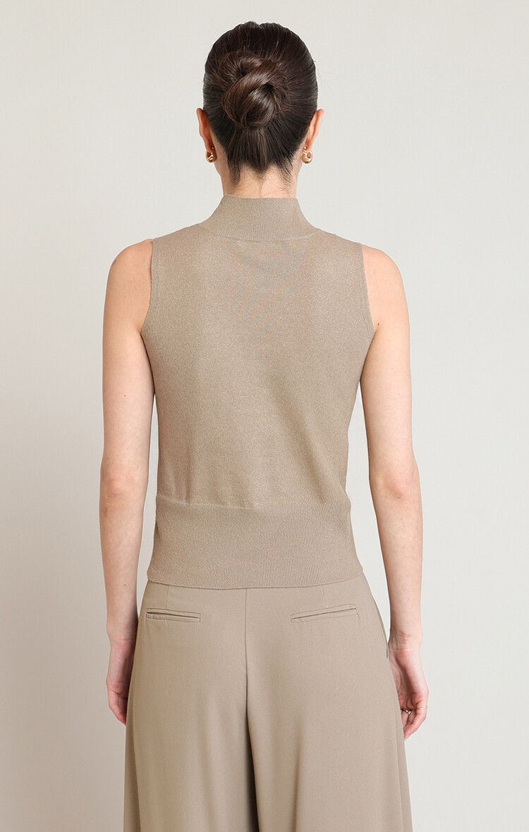 Black Tape Mushroom Mock Top