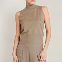 Black Tape Mushroom Mock Top