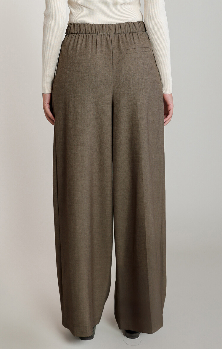 Dex  Taupe Pleated Pants