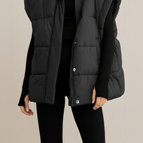 Room 34 Black Boxy Vest