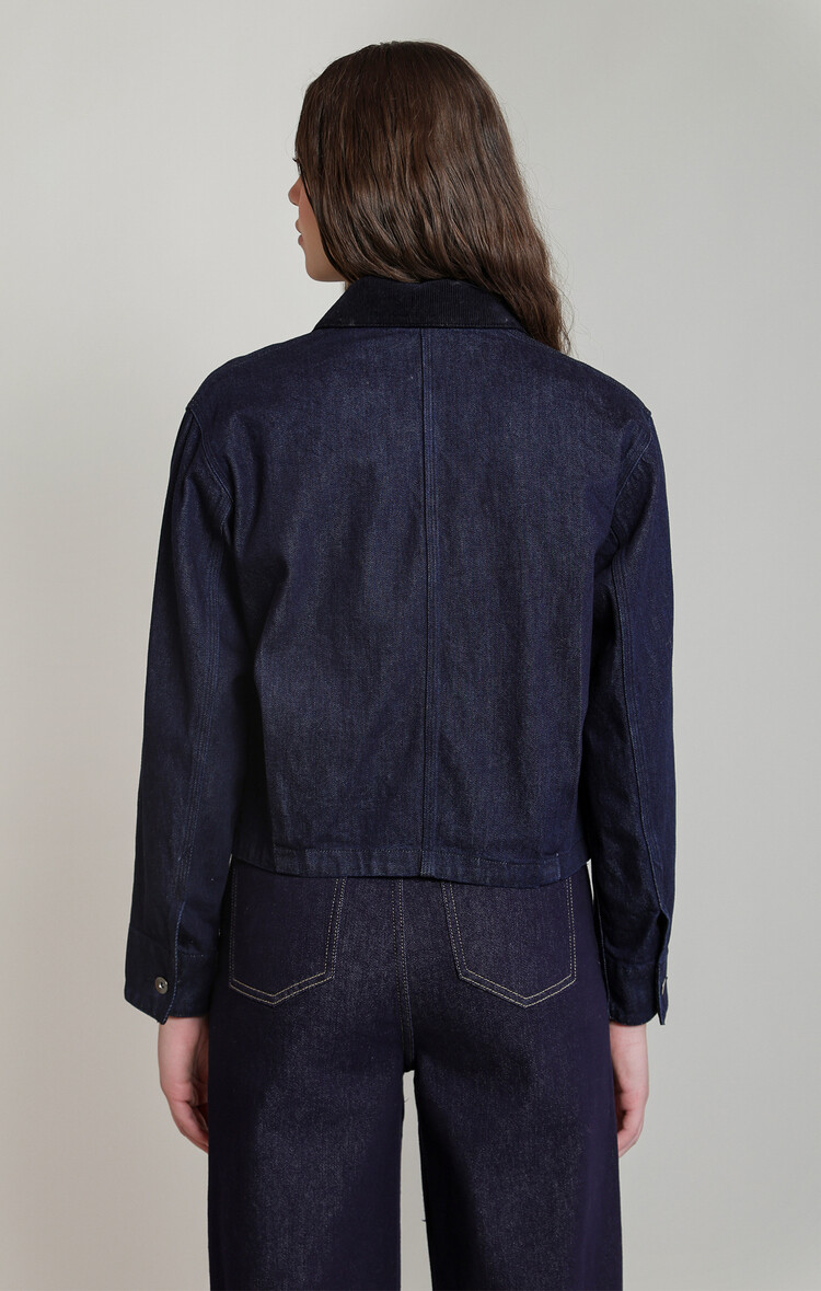 Dex Denim & Corduroy Collar Jacket