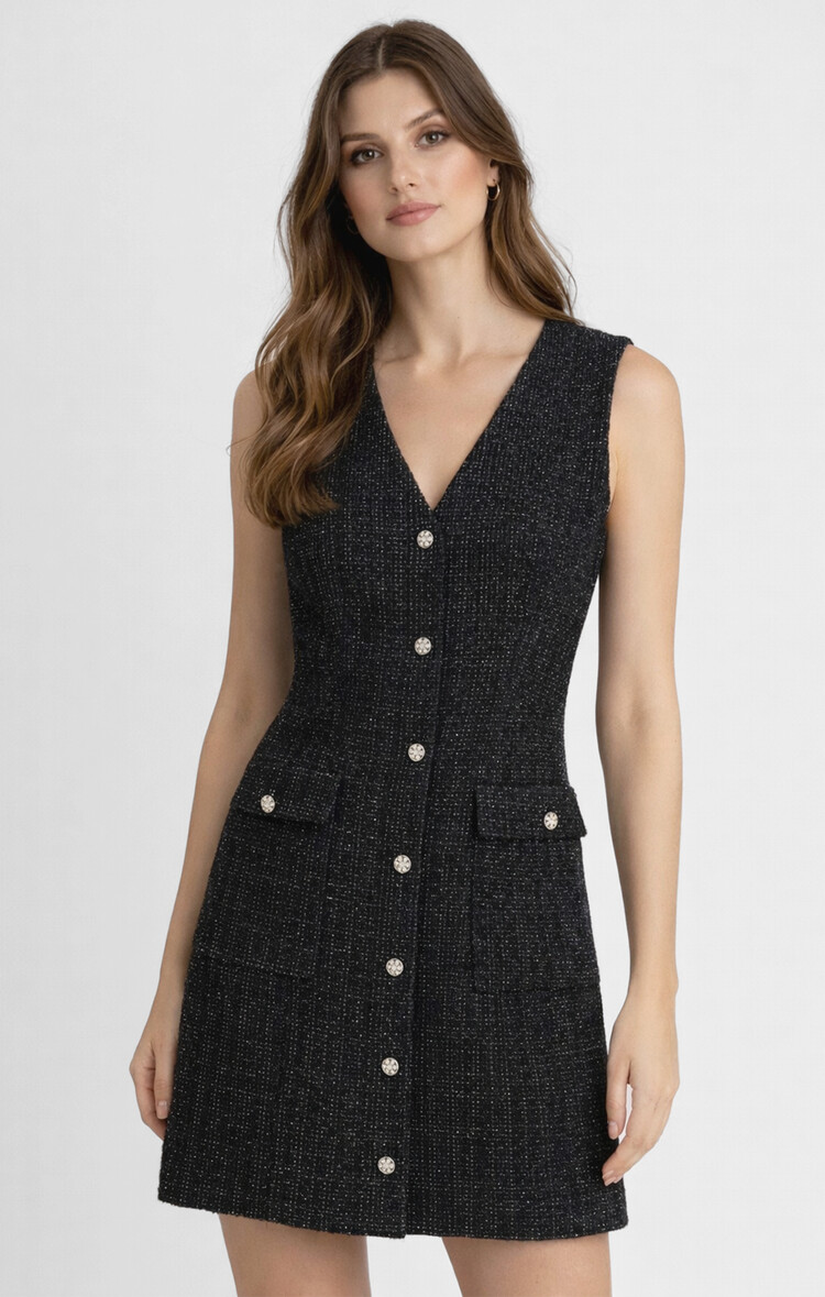 Dex Tweed Mini Dress