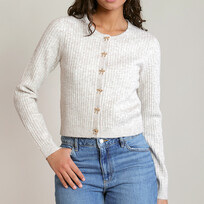 Dex Bow Button Cardigan