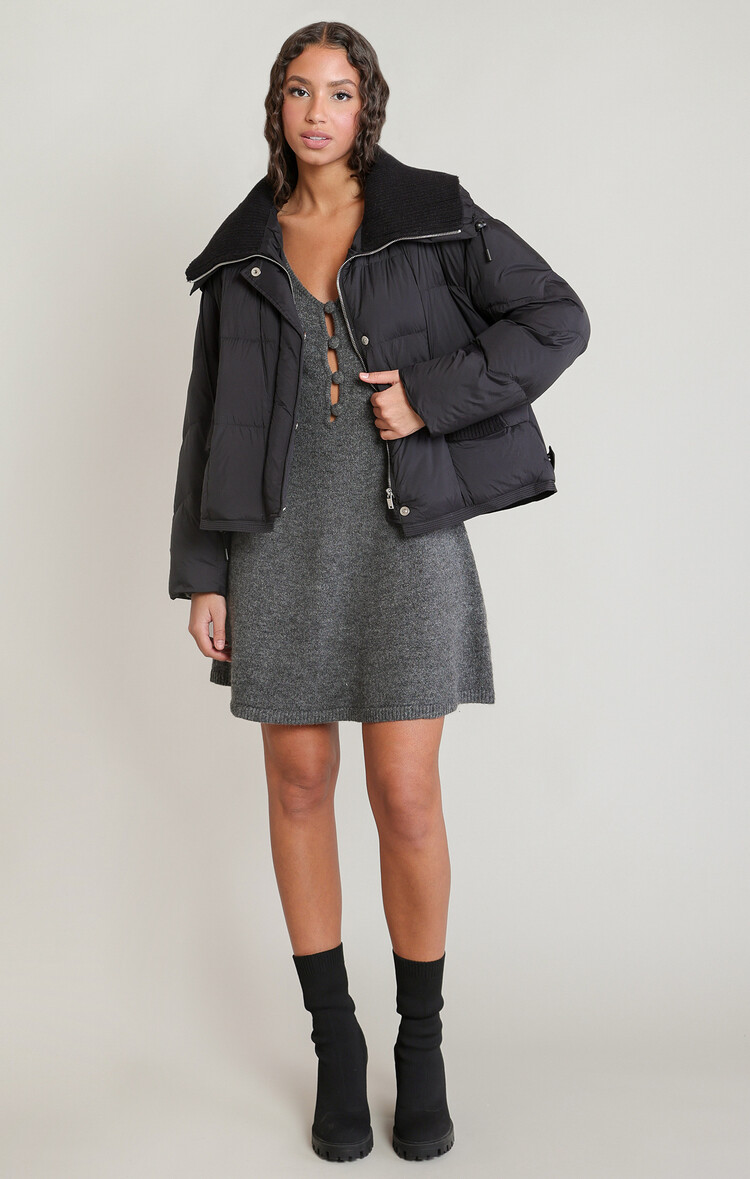 Dex Puffer Jacket – Black