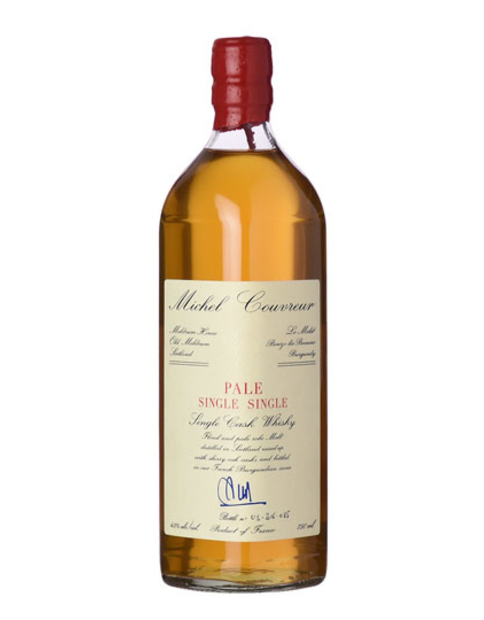 Michel Couvreur Pale Single-Single Malt Whisky