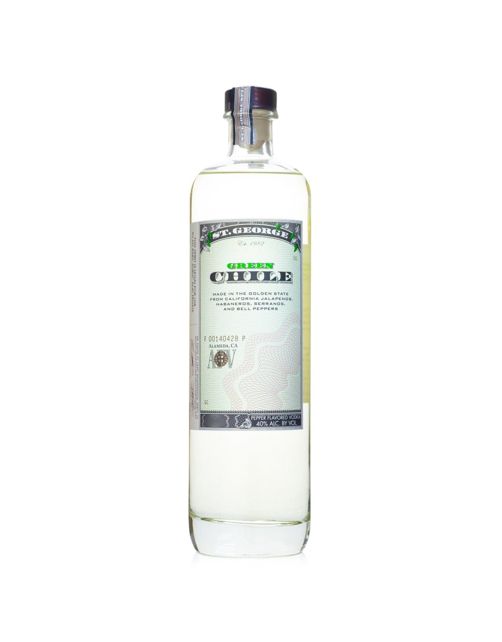 St. George Green Chile Vodka