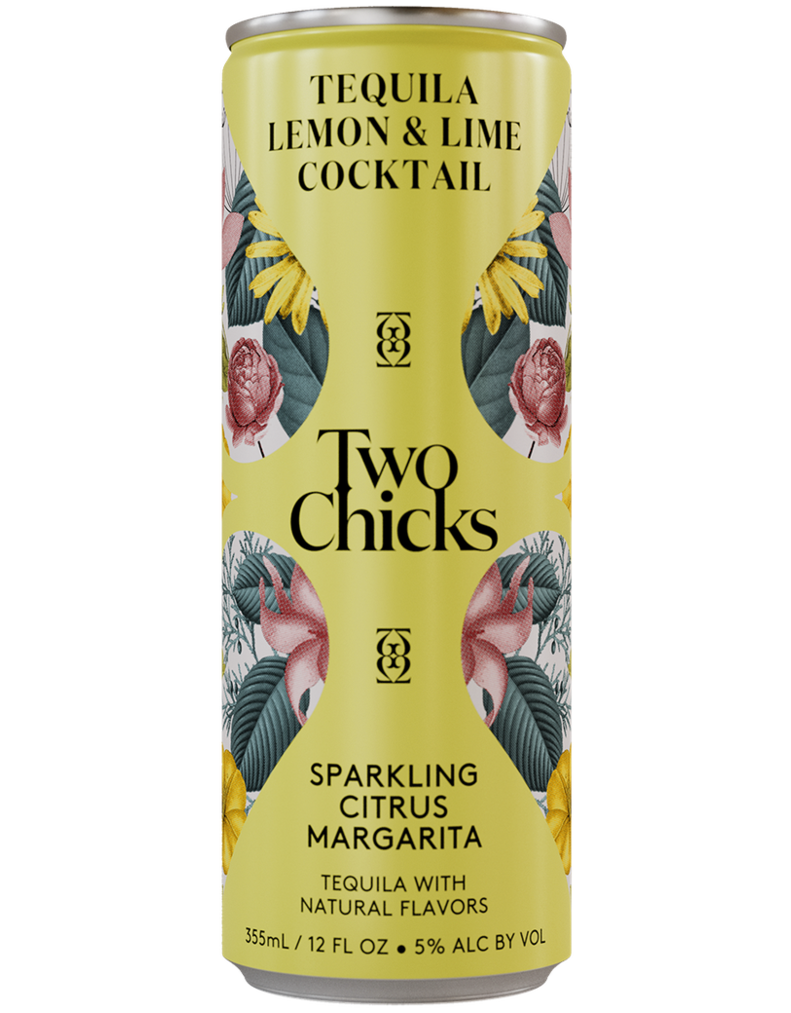 Two Chicks Citrus Margarita Sparkling Cocktail Can