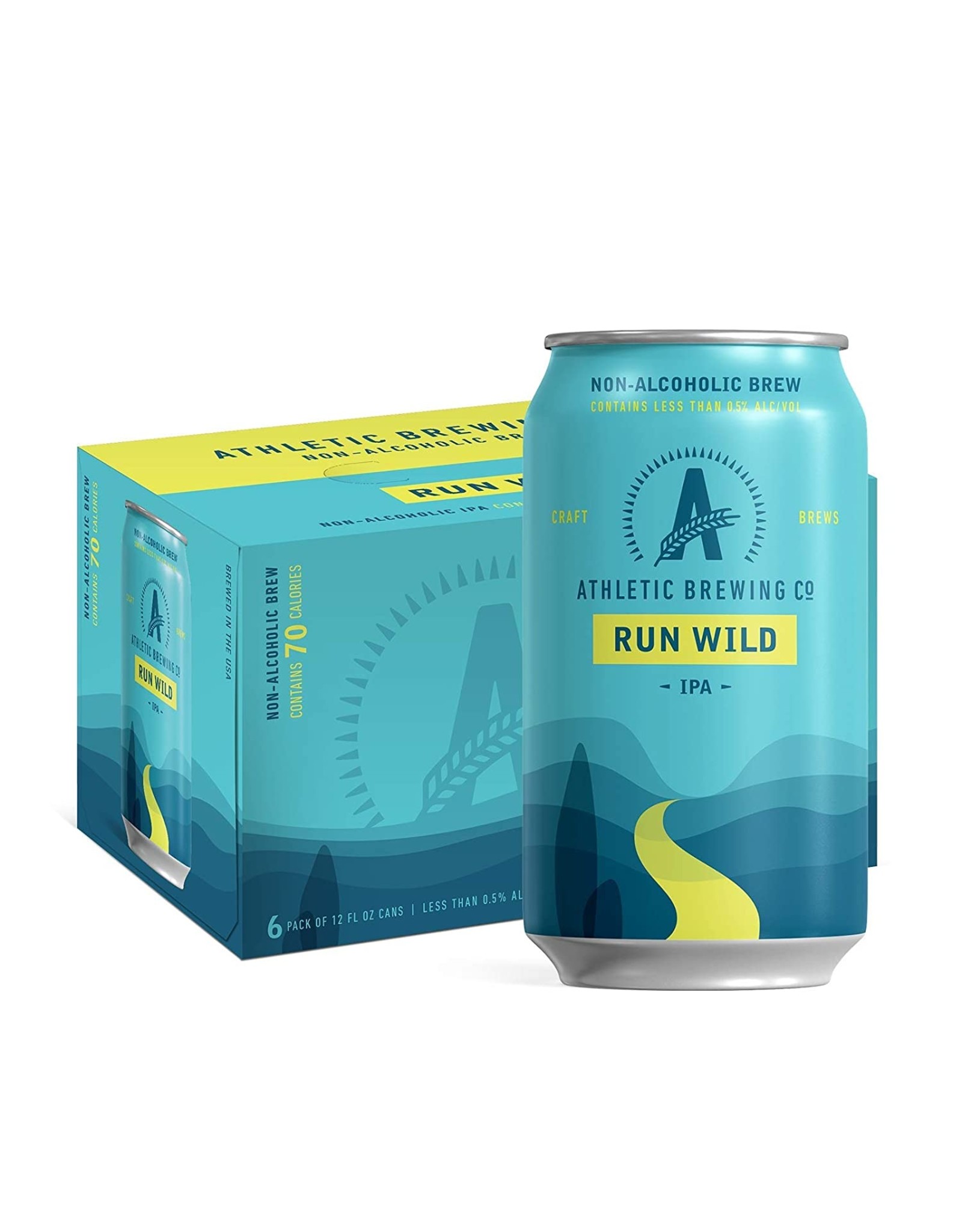 Athletic Brewing Co. NA Run Wild IPA 6pk 12oz Cans