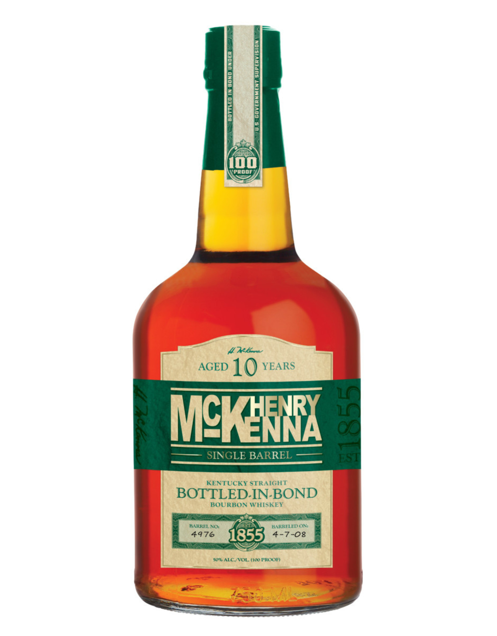Henry McKenna 10 Year Bourbon Bottled in Bond