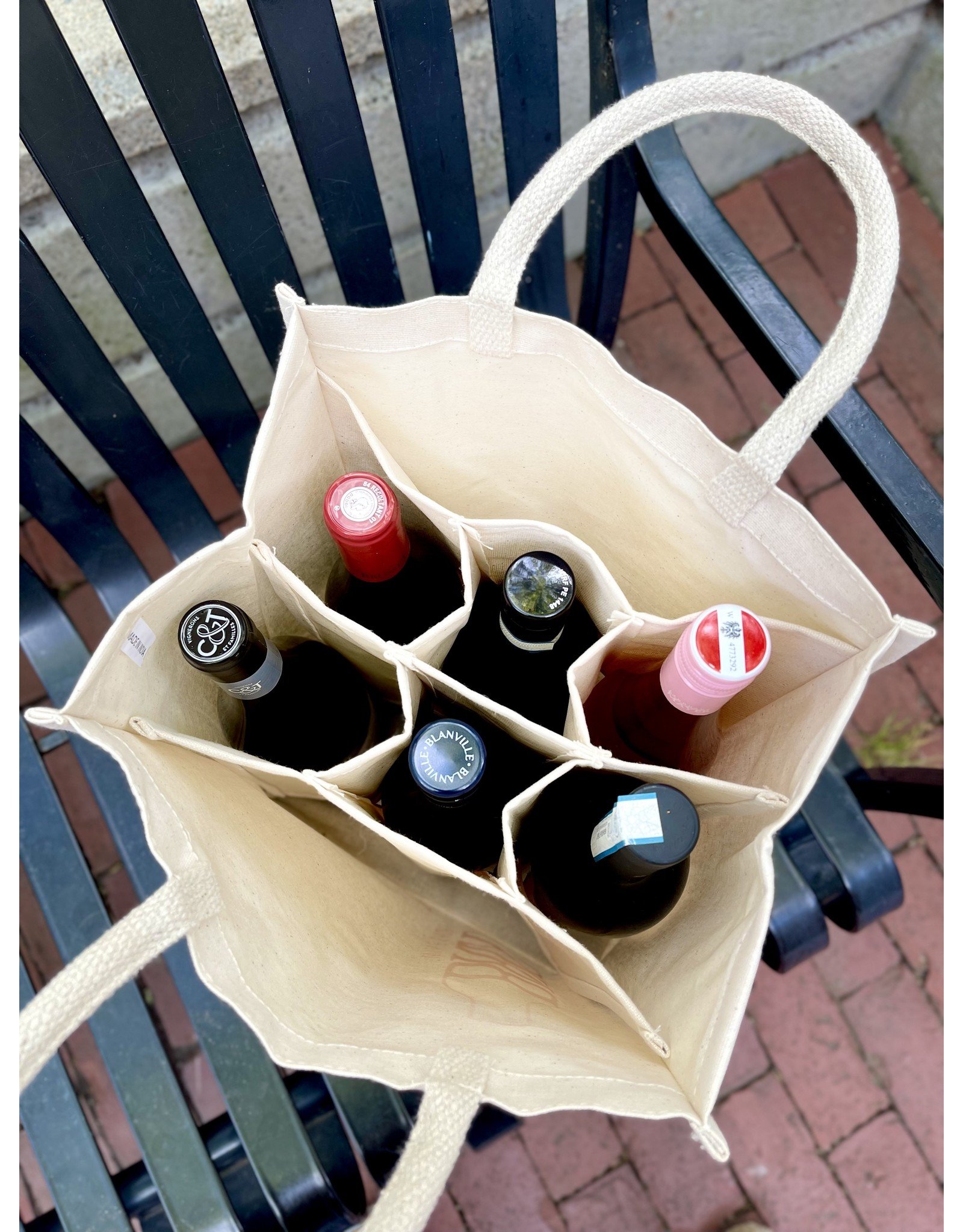 CANVAS WINE BAG