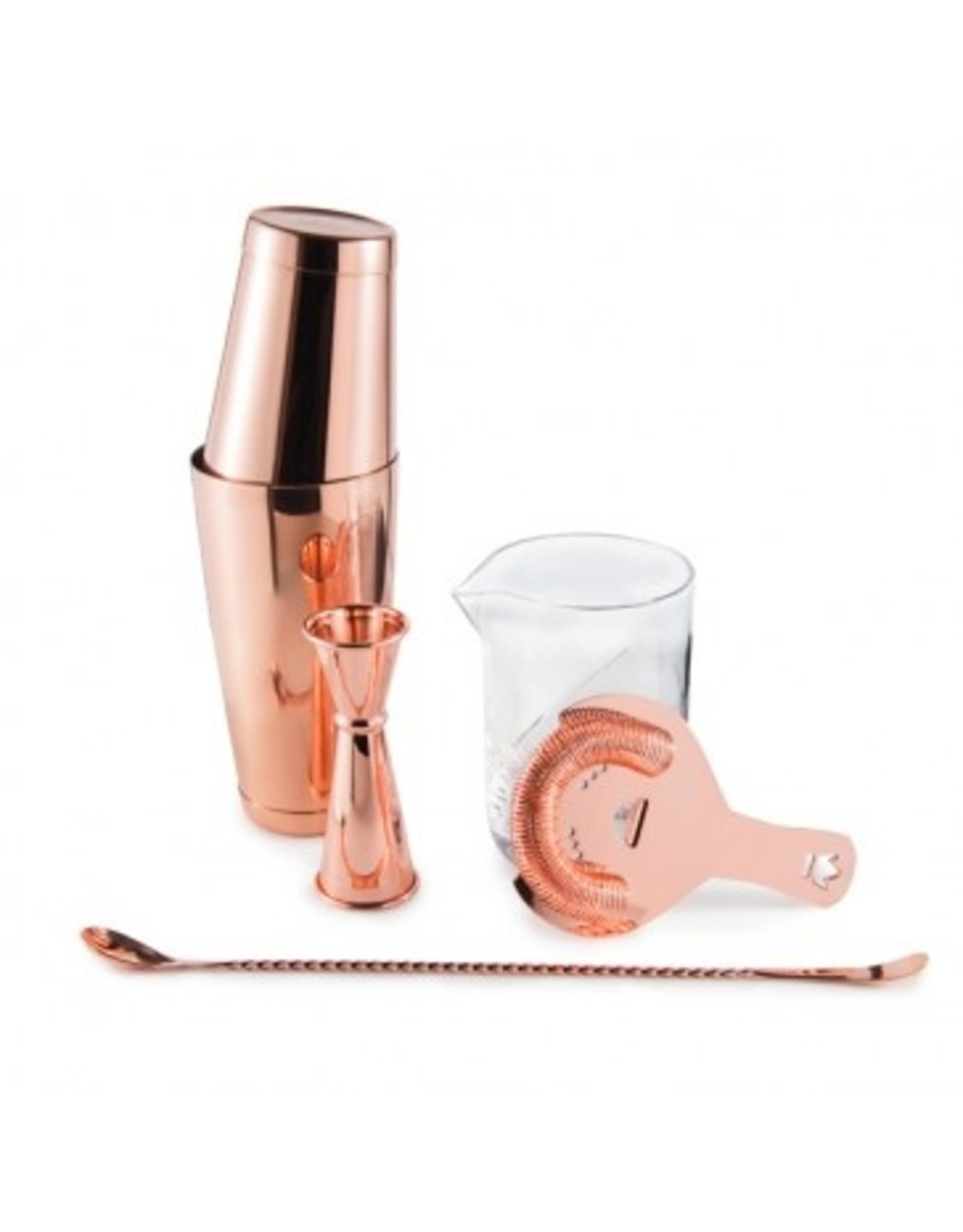 Cocktail Kingdom Essential Cocktail Set Copper Plated