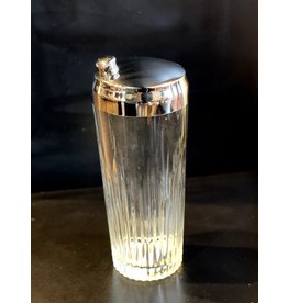 Ruby Red Glass with Chrome Lid Cocktail Shaker - BRIX Wine Shop