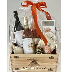 BRIX Italian Wine and Cheese Gift Basket