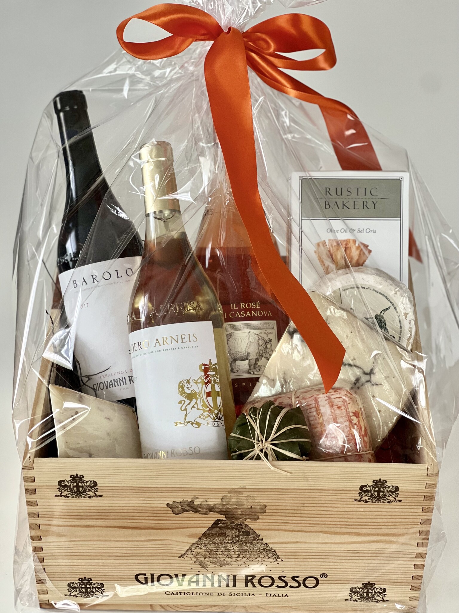 BRIX Italian Wine and Cheese Gift Basket BRIX Wine Shop