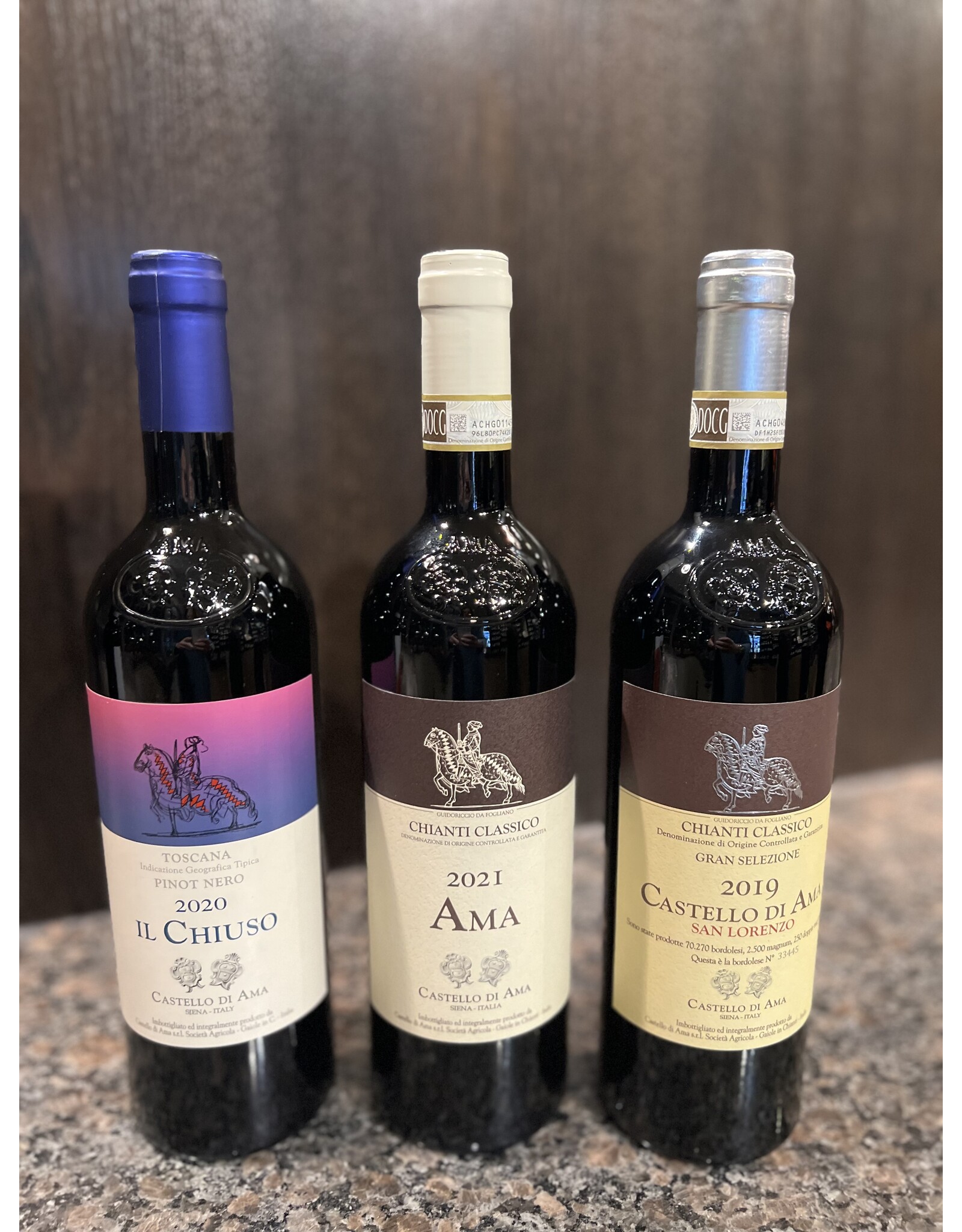 Castello di Ama Wine Trio