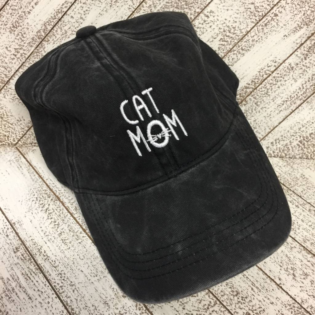 cat mom baseball cap