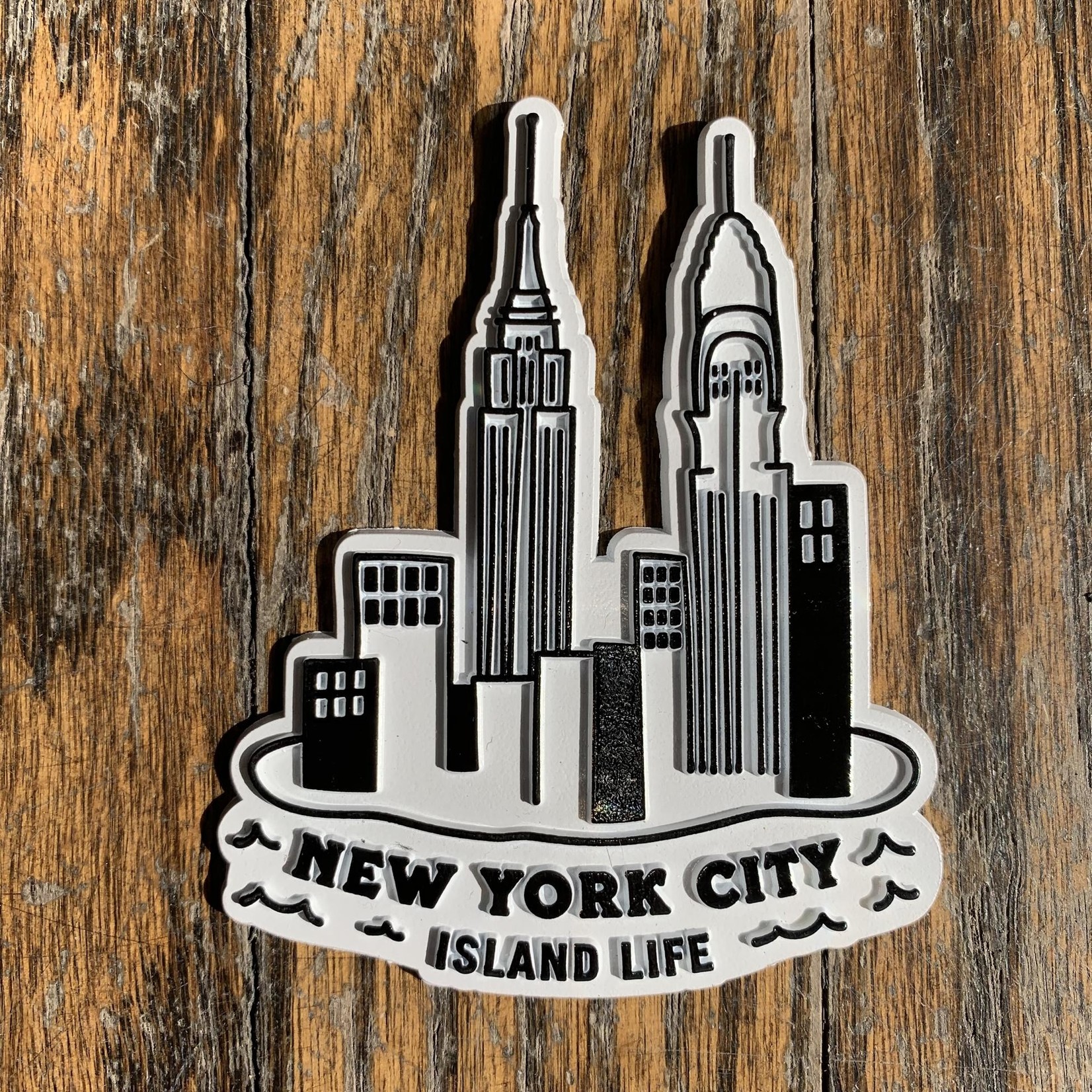 Seltzer Retro Rubber Magnet - NY Island Life
