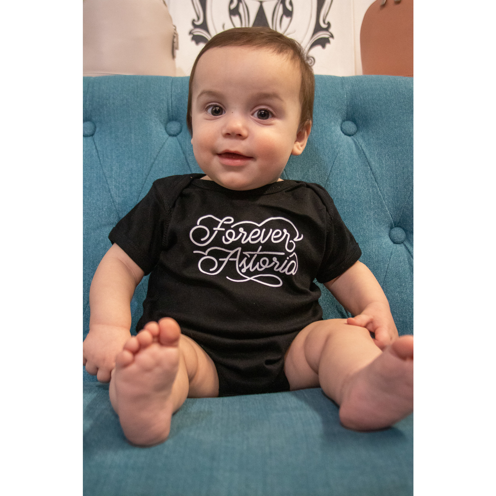 Design Brand Print Baby Forever Astoria - Black