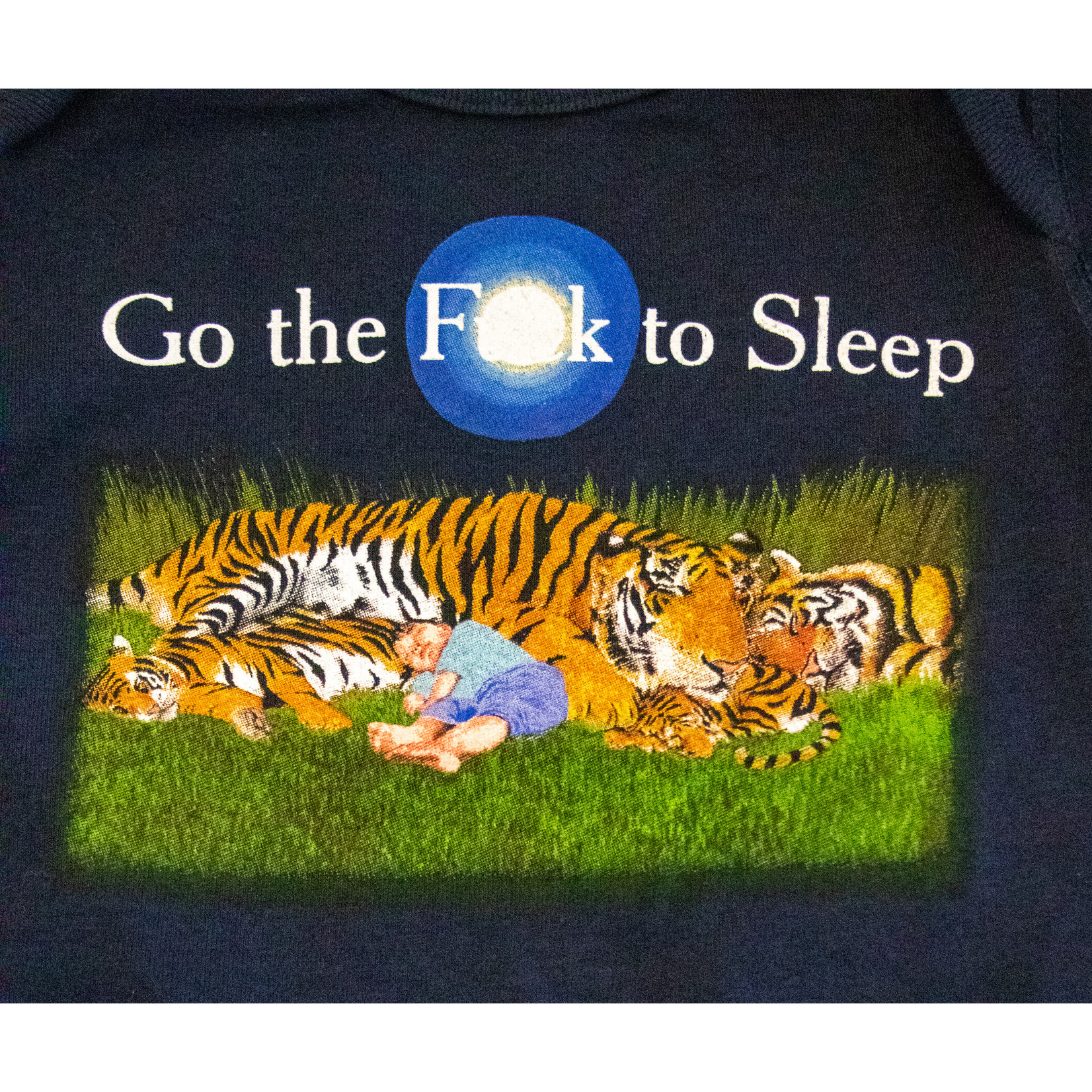 Out of Print Onesie- Go the F to Sleep