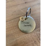 Rockaway Gypsea Brass Circle Keychain - Mother Dearest